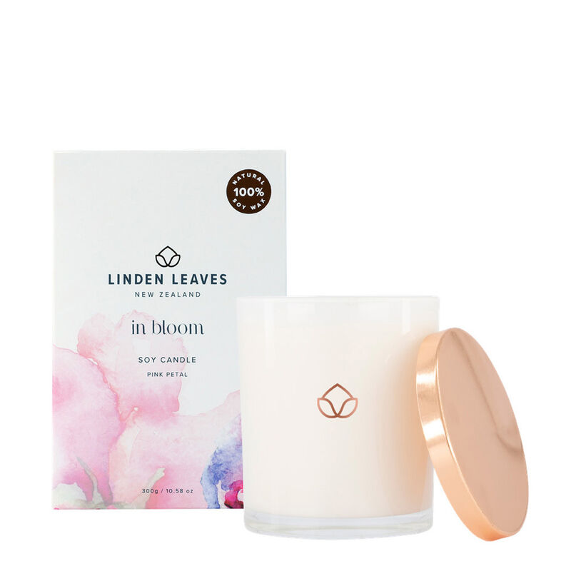 Linden Leaves Pink Petal Fragrance Candle 285g image number 0